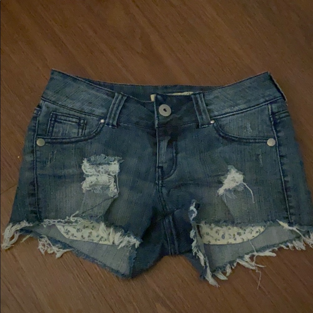 Paris blues shorts